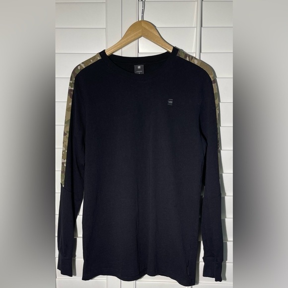 G-Star Graphic 1 Meson Ribbed Long Necked Shirt - Picture 3 of 7